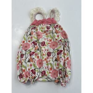 Matilda Jane Happy & Free Catch Of The Day Baby Romper Size 12-18 Months